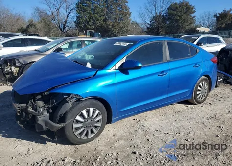 2017 Hyundai Elantra Se from USA, damaged, VIN KMHD74LF9HU078393